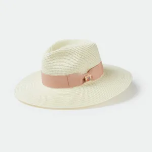 Alan Paine Emelle Ladies Straw Hat - Dusky Pink