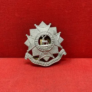 Bedfordshire & Hertfordshire FROSTED Silver Officers BERET SIZE Cap Badge