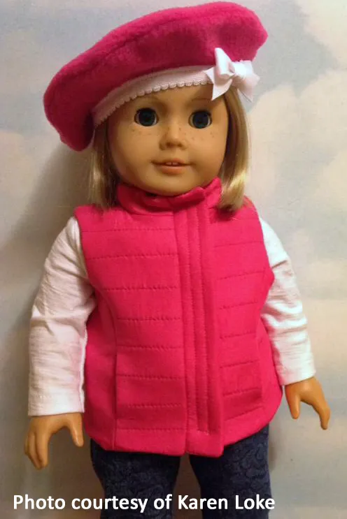 Beret 18 Inch Doll Sewing Pattern