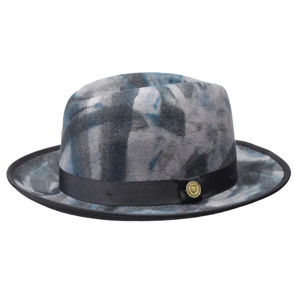 Bruno Capelo Kingston Hand-dyed Center Dent Wool Fedora