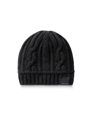 Cable Toque Womens Black