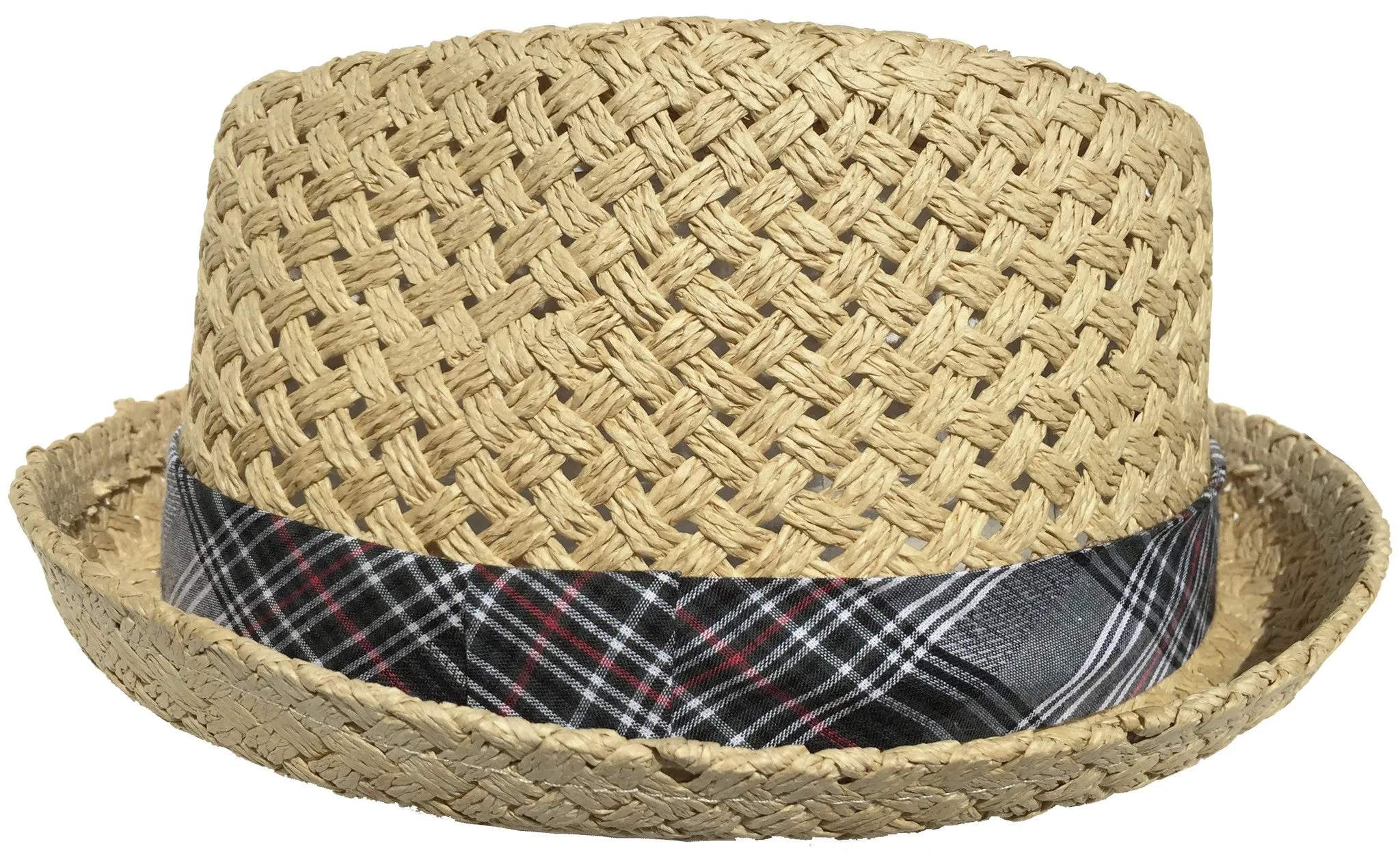 Capstar Low Profile Stingy Brim Fedora Woven Paper Straw