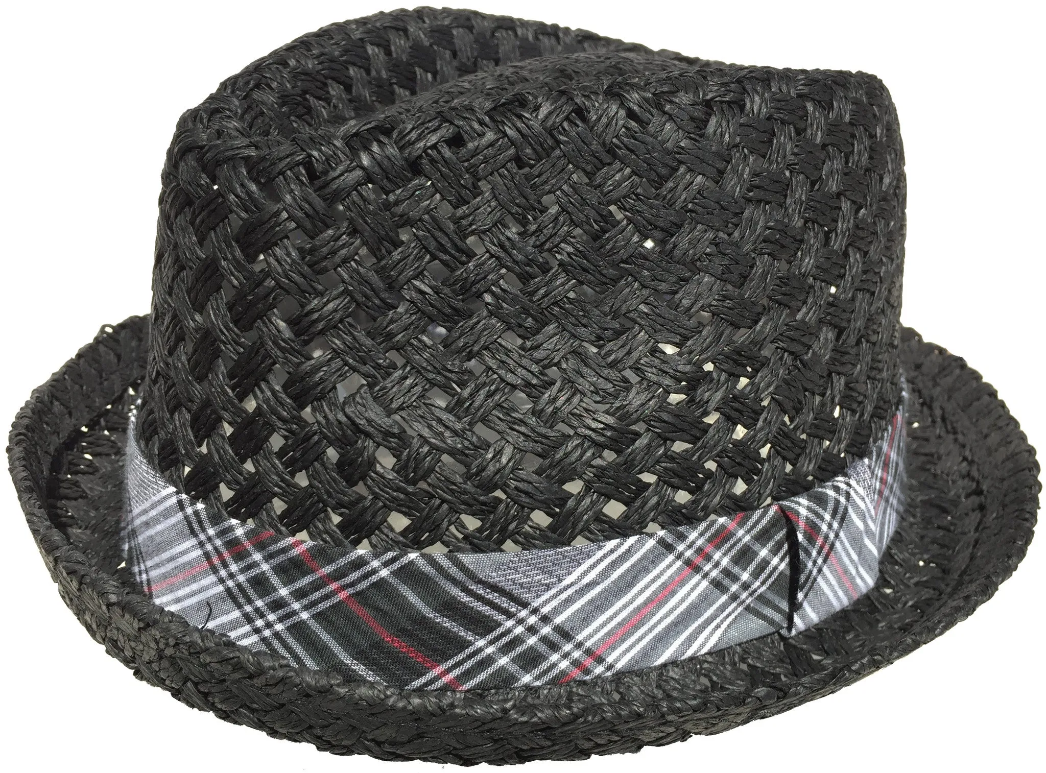 Capstar Low Profile Stingy Brim Fedora Woven Paper Straw