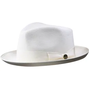 Carlo Wool Classic Brim Fedora by Levine Hat Co.