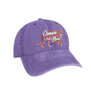 Clemson Mom Twill Hat- (Multiple Colors)