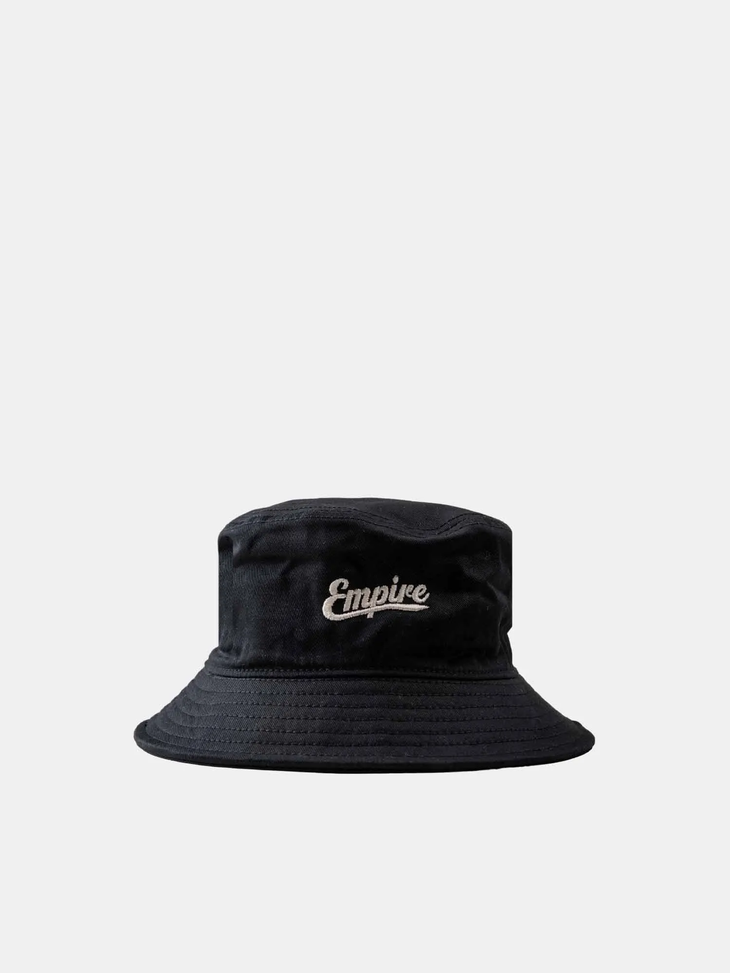 Empire Embroidered Logo Drawstring Bucket Hat