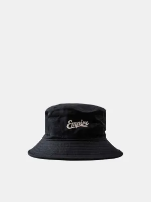 Empire Embroidered Logo Drawstring Bucket Hat