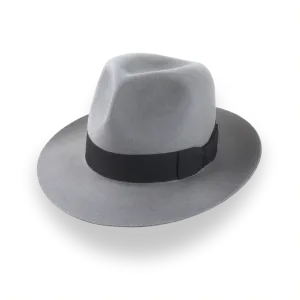 Grey Poet Fedora Hat in Premium Fur Felt and Custom Fit | The Pulsar