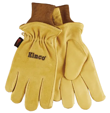 Kinco 94HK Lined Premium Grain and Suede Pigskin Leather Driver Gloves (one dozen)