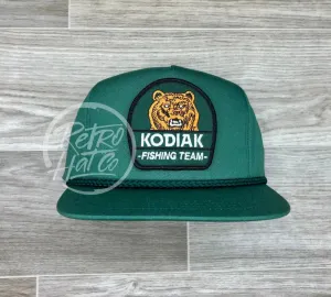 Kodiak Fishing Patch on Classic Rope Hat