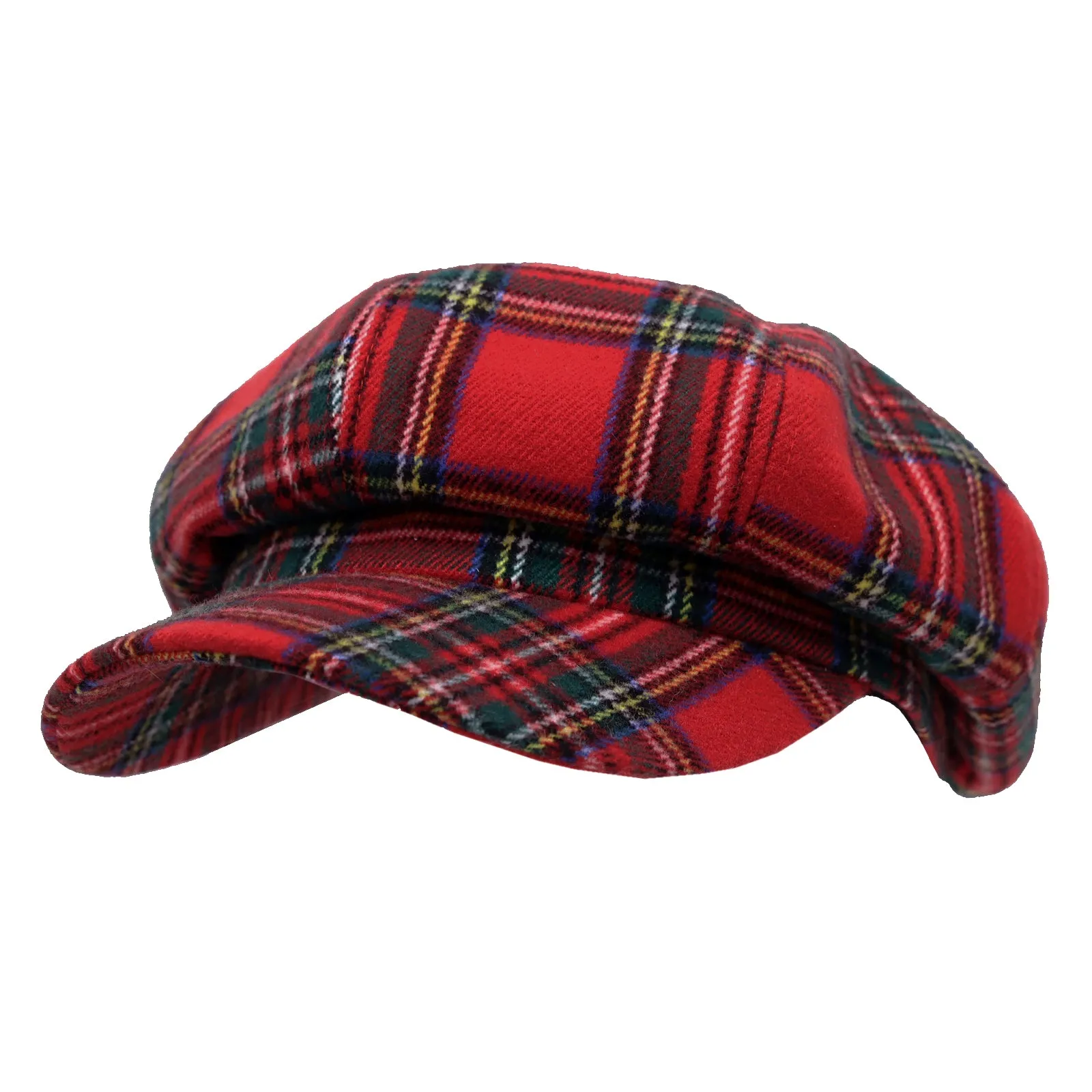 Newsboy Beret Hat Tartan Check Cool Cotton Golf Cap HM31178