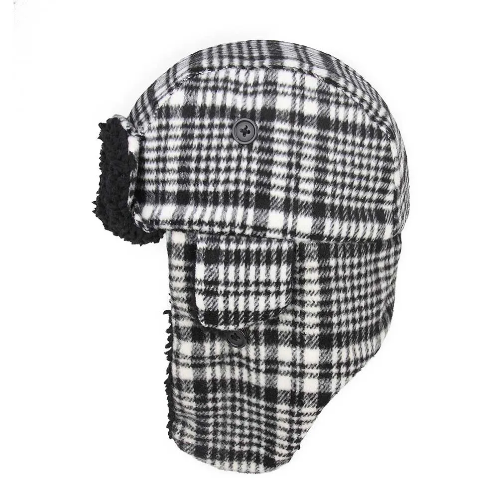 Plaid Bomber Hat