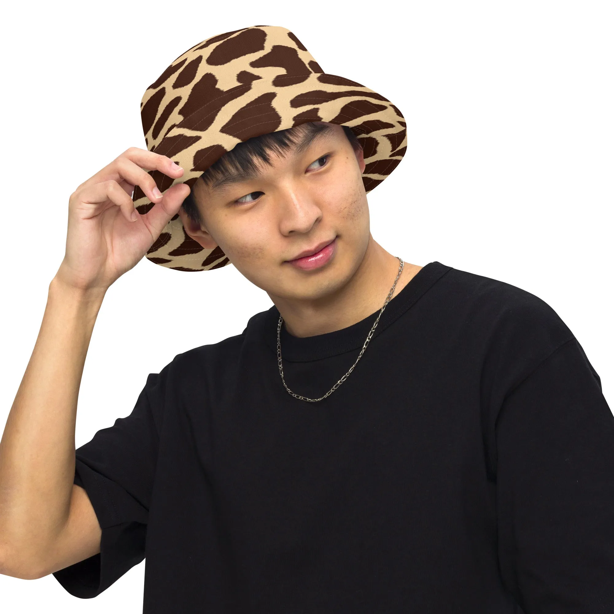 Safari Chic Giraffe Bucket Hat, lioness-love