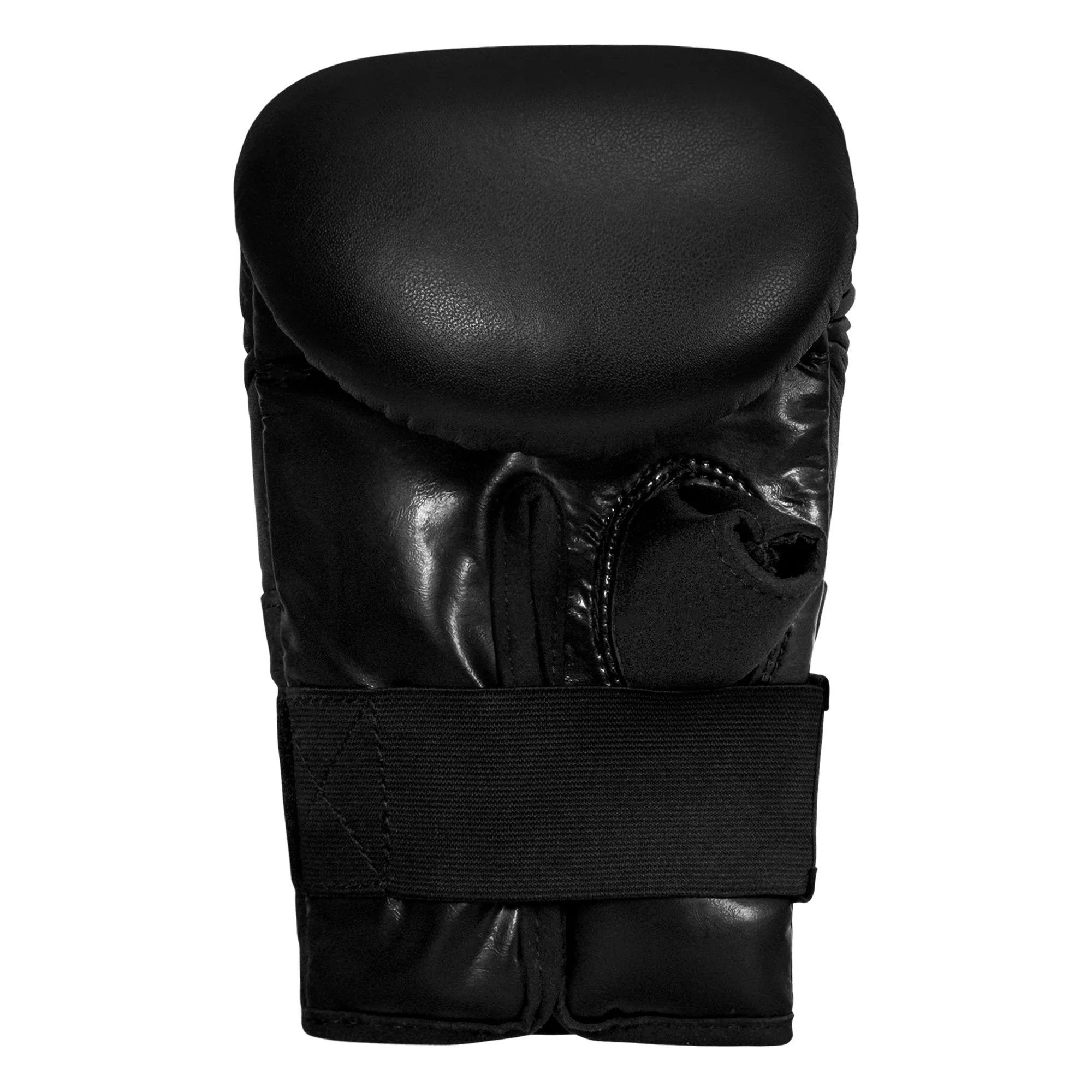 TITLE Black Old School Leather Pro Bag Gloves