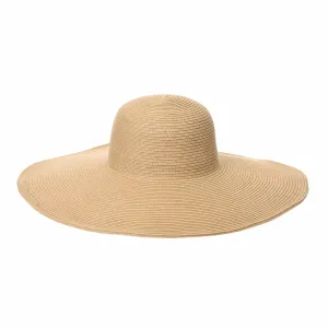 Wide Brim Floppy Summer Beach Sun Hat Paper Straw Tassel Dome For Women KR9973